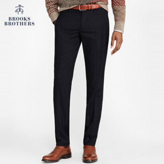 Brooks Brothers/布克兄弟男士绵羊毛超修身休闲裤西裤 4004-藏青色 3634