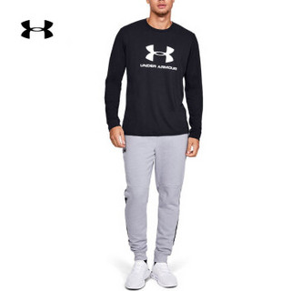 Under Armour 安德玛官方 UA男子 Sportstyle 运动长袖T恤-1329283 黑色001 S