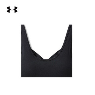 Under Armour 安德玛 UA女子Favorite Long运动内衣—低强度-1315715 黑色001 L