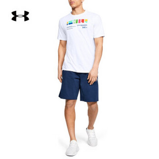 安德玛官方 UA I WILL Multi男子运动短袖T恤 Under Armour-1348436 白色100 M