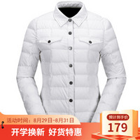 思凯乐/SCALER户外棉服男女款3M棉舒适保暖商务款立领棉服F7163737 白色-女 M