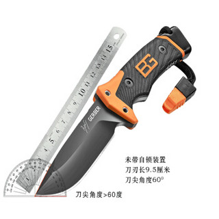 戈博 GERBER 贝尔系列刀野外求生刀户外刀直刀刀具佩戴取火器刀31-001901