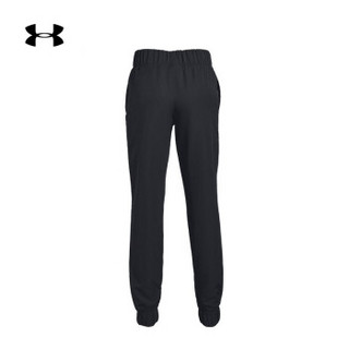 Under Armour 安德玛官方 UA女童Woven Warm Up运动长裤-1323875 黑色001 童M