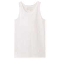 无印良品 無印良品 MUJI 男式 凉爽网眼编织无袖衫 白色 S