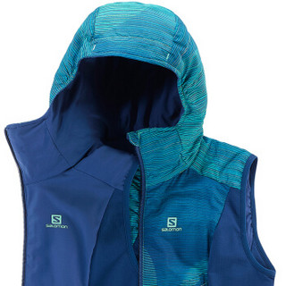 萨洛蒙（Salomon）女款户外防风轻便棉服DRIFTER MID VEST W 深蓝色404195 L