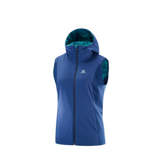 萨洛蒙（Salomon）女款户外防风轻便棉服DRIFTER MID VEST W 深蓝色404195 L