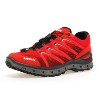LOWA 德国 户外越野跑步防水运动鞋 AEROX GTX Q7进口男款低帮L310626026 红色/银色 40