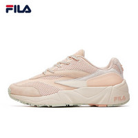 FILA 斐乐官方 VENOM94 女子老爹鞋 2019新款  ins同款复古跑鞋 桃色-CT 35.5