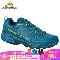 la sportiva 越野跑鞋阿奇拉Akyra透气减震轻便GTX越野跑鞋男女 OCEAN / SULPHUR 42