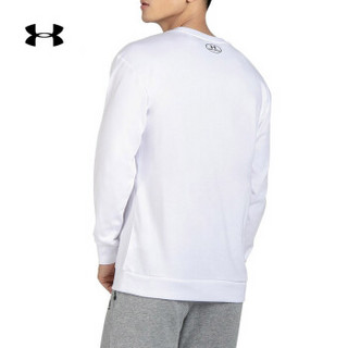 安德玛官方 UA Basic Logo 男子 圆领运动T恤 Under Armour-1347632 白色100 XXL