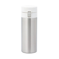 無印良品 MUJI 無印良品  不锈钢保温保冷马克杯/单触式 约400ml