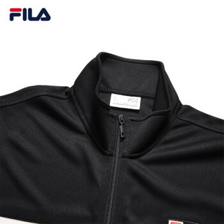 FILA FUSION x Staple 斐乐 男子外套 LOGO印花撞色立领夹克 炭黑-BK 175/96A/L