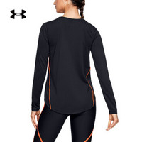 Under Armour 安德玛官方 UA女子 Fit Kit运动长袖T恤-1349101 黑色001 XL