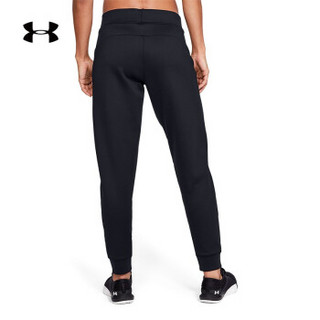 安德玛官方 UA Doubleknit 女子 运动长裤 Under Armour-1344530 黑色001 XS