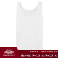 无印良品 無印良品 MUJI 女式 凉爽天竺带吸汗衬垫无袖衫 白色 S