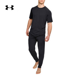 Under Armour 安德玛 UA男子Sleepwear 运动T恤-1321676 黑色001 XXL