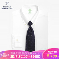 Brooks Brothers/布克兄弟男士扣结领Supima棉免烫衬衫1000001938 1001-白色 16/H/2