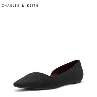 CHARLES & KEITH 女士拼接装饰简约风奥赛平底鞋  CK1-70900095