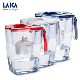 莱卡LAICA原装进口J81A滤水壶3.7L净水壶自来水过滤壶家用饮水壶净水器直饮通用 J81AA白色一壶九芯