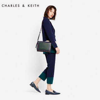 CHARLES & KEITH CK1-70900105 女士尖头低跟单鞋 (浅蓝色、41)