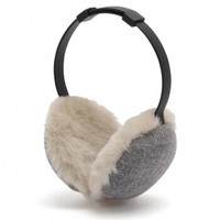 无印良品 MUJI 可调节尺寸 可从上面戴的耳罩 中灰色