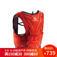 萨洛蒙（Salomon） 户外越野跑背包舒适透气轻便贴合 ADV SKIN 12 SET 火红色401383 2XS