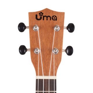 Uma ukulele 面包树尤克里里初学者菠萝琴可爱卡通雕刻女生儿童学生小吉他 Bread Tree 21英寸 吉他型