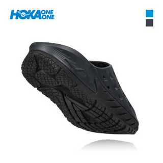 HOKA ONE ONE男Ora Recovery 休闲运动舒缓拖鞋 黑色/碳黑色 US 9 /270mm