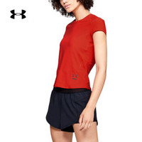 Under Armour 安德玛 UA女子Perpetual跑步短袖T恤-1317317 红色890 L