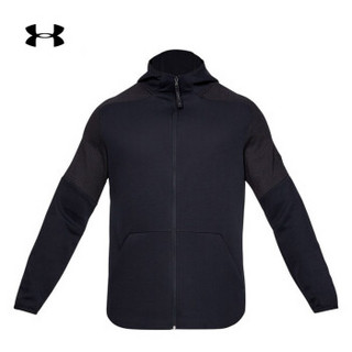 安德玛官方UA Move Light 男子运动拉链连帽外套 Under Armour-1329265 黑色003 XXL