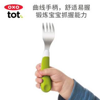 OXO 61103500 不锈钢叉勺套装 绿