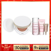 娇韵诗（CLARINS）轻润无瑕气垫粉底 103套装+晚霜5ML+精华乳3ml+亮柔肤水