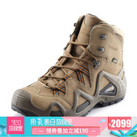 LOWA 德国 登山鞋作战靴户外防水徒步鞋ZEPHYR GTX进口男款中帮 L310585 浅褐色/棕色-027 43.5