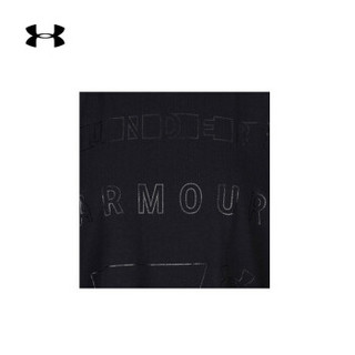 安德玛官方 UA Cropped 女子 运动连帽T恤 Under Armour-1325581 黑色001 L