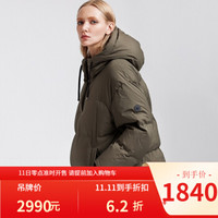 DESCENTE迪桑特 COMFORT FIT宽松版型 女子加厚羽绒服 D8422SDJ99 卡其色-KK XL(175/92A)