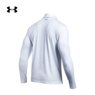 Under Armour 安德玛官方 UA男子 Playoff 运动长袖Polo衫-1285067 白色101 S