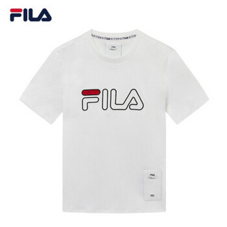 1FILA 斐乐官方FILA X 3.1 Phillip Lim 女款短袖T恤2019春季新款圆领 白色-WT 165/84A/M