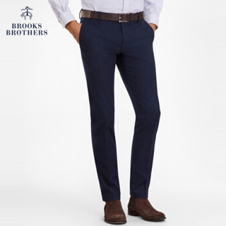 Brooks Brothers/布克兄弟男士修身版奇诺休闲长裤1000069525 4004-藏青色 3534