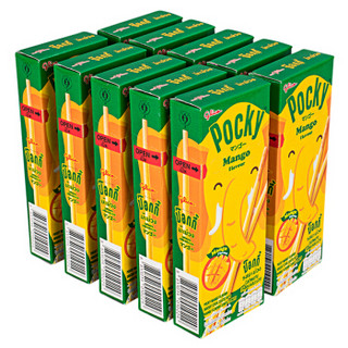 格力高 Pocky 芒果味涂层饼干棒 25g*10 芒果味