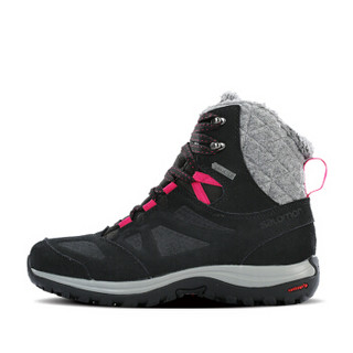 萨洛蒙（Salomon）女款保暖防水徒步鞋ELLIPSE WINTER GTX 黑色404699 UK5.5(38 2/3)