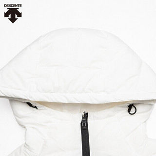 DESCENTE迪桑特 ACTIVE运动版型 男子连帽轻薄羽绒服 D7431TDJ52 白色-WT M(170/92A)