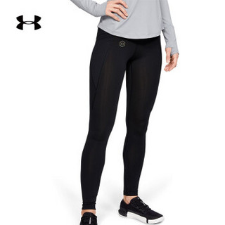 安德玛官方 UA RUSH 女子 运动紧身裤 Under Armour-1332472 黑色001 L