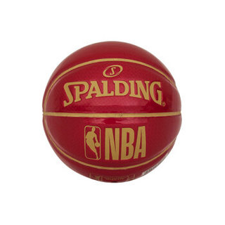 NBA斯伯丁/Spalding 2018 CNY Dog 狗年款 1号球 PU篮球 图片色