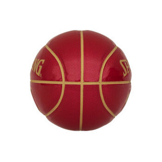 NBA斯伯丁/Spalding 2018 CNY Dog 狗年款 1号球 PU篮球 图片色