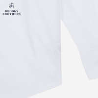 Brooks Brothers/布克兄弟男士免烫长袖纯色正装衬衫 1001-白色 14/H/2