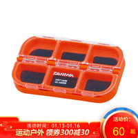达亿瓦(DAIWA) 防水收纳盒UNIT CESE UC-R小物盒钓钩盒配件盒渔具鱼钩盒 UC-600DR 磁片深底 橙色