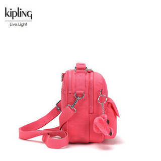 Kipling 凯浦林 春夏迷你小巧布包单肩包手提女士双肩包K04472 都市亮粉