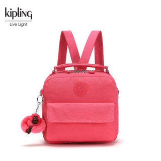 Kipling 凯浦林 春夏迷你小巧布包单肩包手提女士双肩包K04472 都市亮粉