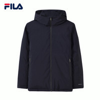 FILA（斐乐）2018 G系列男羽绒服冬季新品运动休闲防风保暖连帽羽绒外套男 传奇蓝-NV 175/96A/L