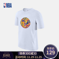 转VIP！！！NBA 掘金队 迷彩系列 春夏运动休闲 圆领短袖T恤 图片色 M